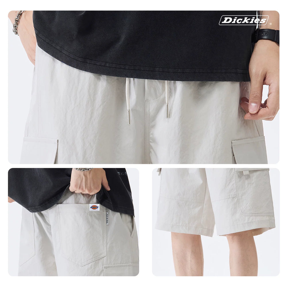 Dickies Emperor Cool Suitable American Summer Casual Multi Pocket Men's Drawstring Thin Loose Straight Leg Shorts Y