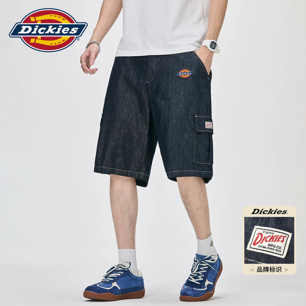 Diesel Dickies loose denim shorts suitable for men's summer thin American workwear five quarter pants M