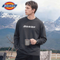 Dickies Cool American Printed New Long Sleeve T-shirt Soft Men's 2026 Spring and Autumn Loose T-shirt Y