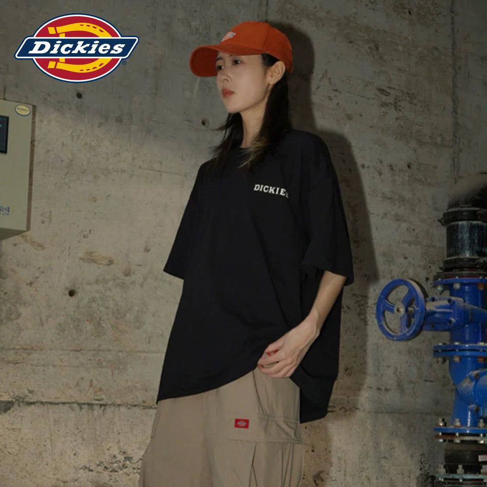 Dickies Emperor Cool Suitable Short Sleeve T-shirt Trendy Brand Versatile Hong Kong Style Half Sleeve Ins Loose T-shirt Summer Clothes J