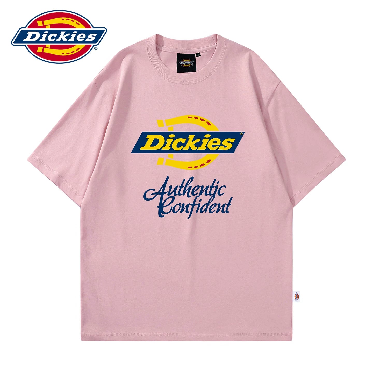 Dickies Cool Summer T-shirt New Short Sleeve American Printed Half Sleeve Shirt Men's Round Neck Thin T-shirt Y