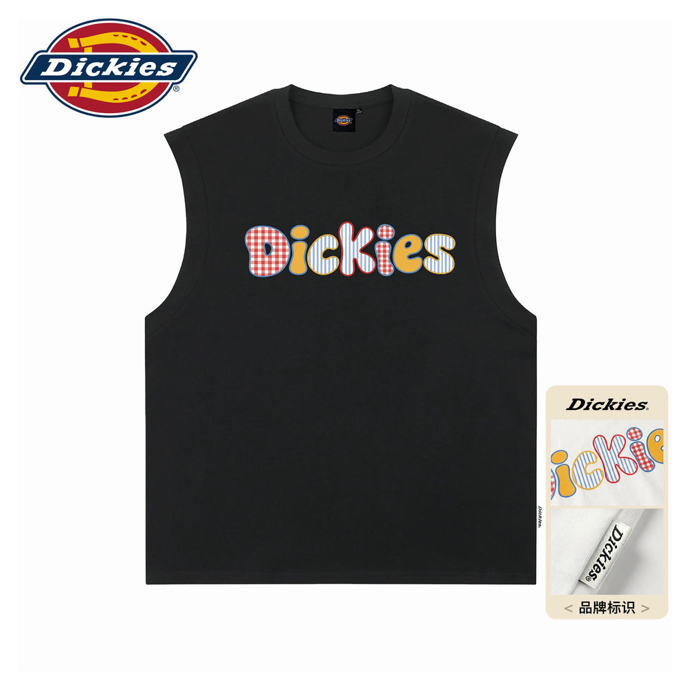 Dickies Emperor Cool Dopamine Printed Tank Top Men's Summer Thin Wear Off Shoulder Sleeveless T-shirt M