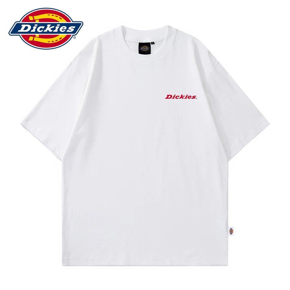 Dickies Classic American Letter Printed Short sleeved T-shirt for Men in Summer, Thin and Breathable Upper Clothing Y