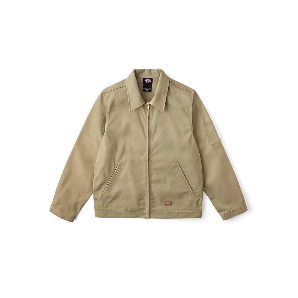 Dickies American workwear jacket unisex Lincoln green polyester cotton blend easy to clean long sleeved jacket