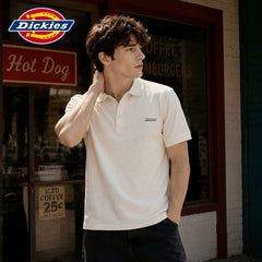Diesel Dickies summer new short sleeved polo shirt men's round neck pullover top Y