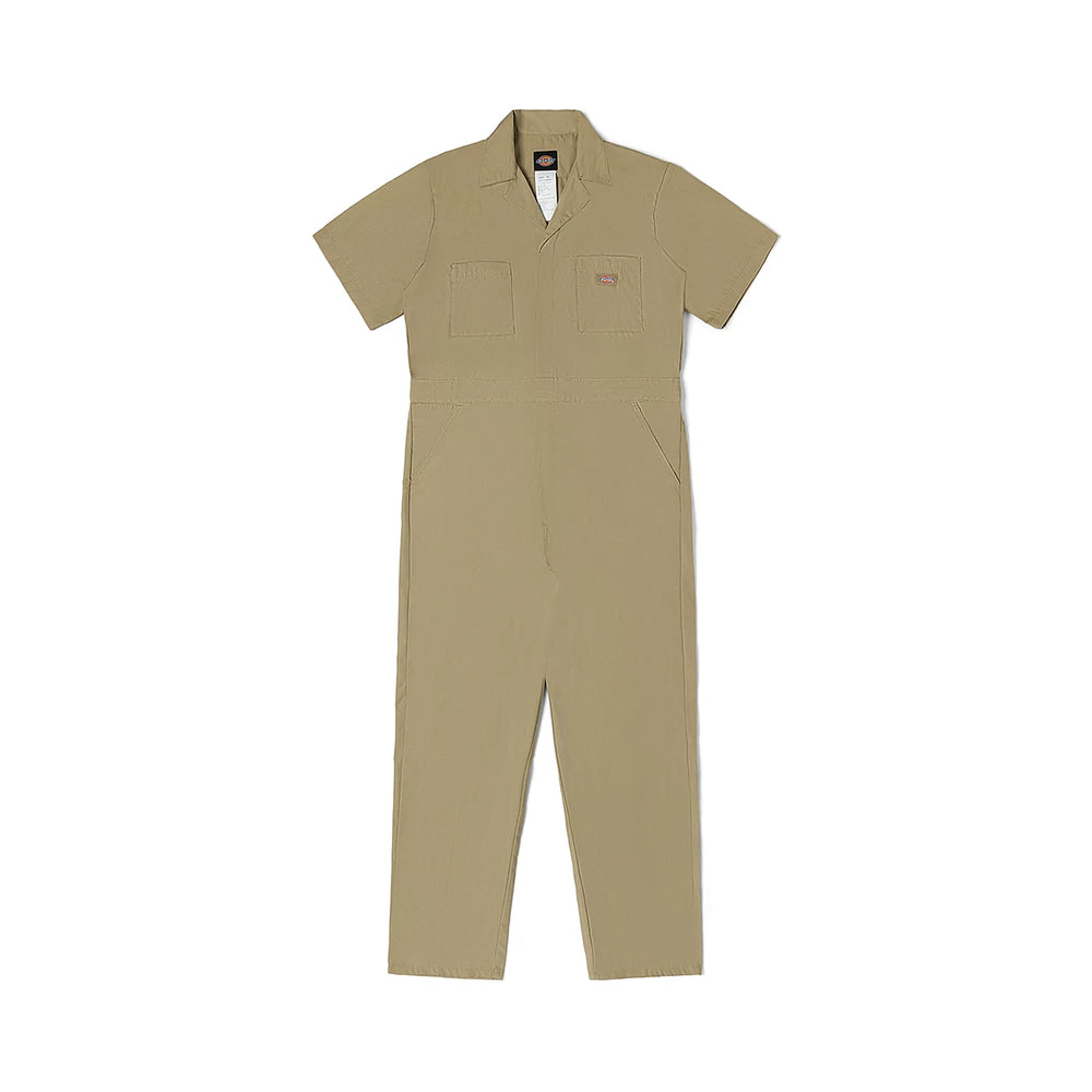 Dickies Cool Autumn workwear casual short sleeved jumpsuit long pants double-sided zipper jumpsuit men's bottoms J