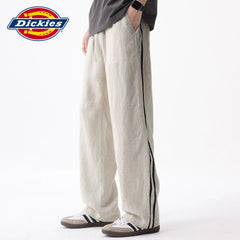 Diesel Dickies striped casual pants for men's summer thin straight leg linen long pants Y