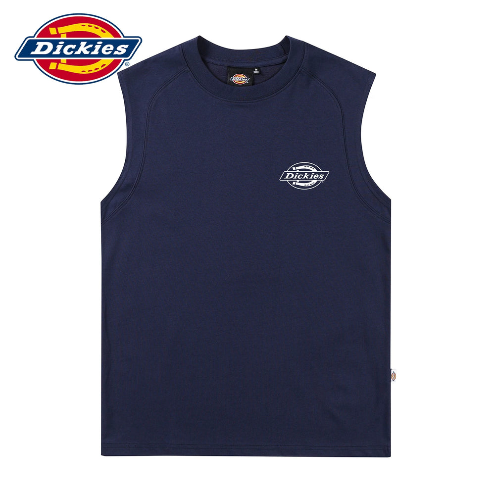 Dickies Emperor Cool Suitable Printed Letter Short sleeved Tank Top Summer American Sleeveless Shoulder Men's Thin Top Clothes Y