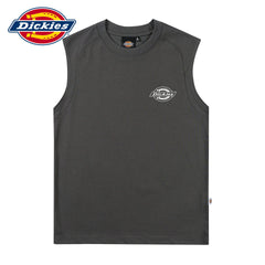 Dickies Emperor Cool Suitable Printed Letter Short sleeved Tank Top Summer American Sleeveless Shoulder Men's Thin Top Clothes Y