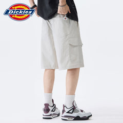 Dickies Emperor Cool Suitable American Summer Casual Multi Pocket Men's Drawstring Thin Loose Straight Leg Shorts Y