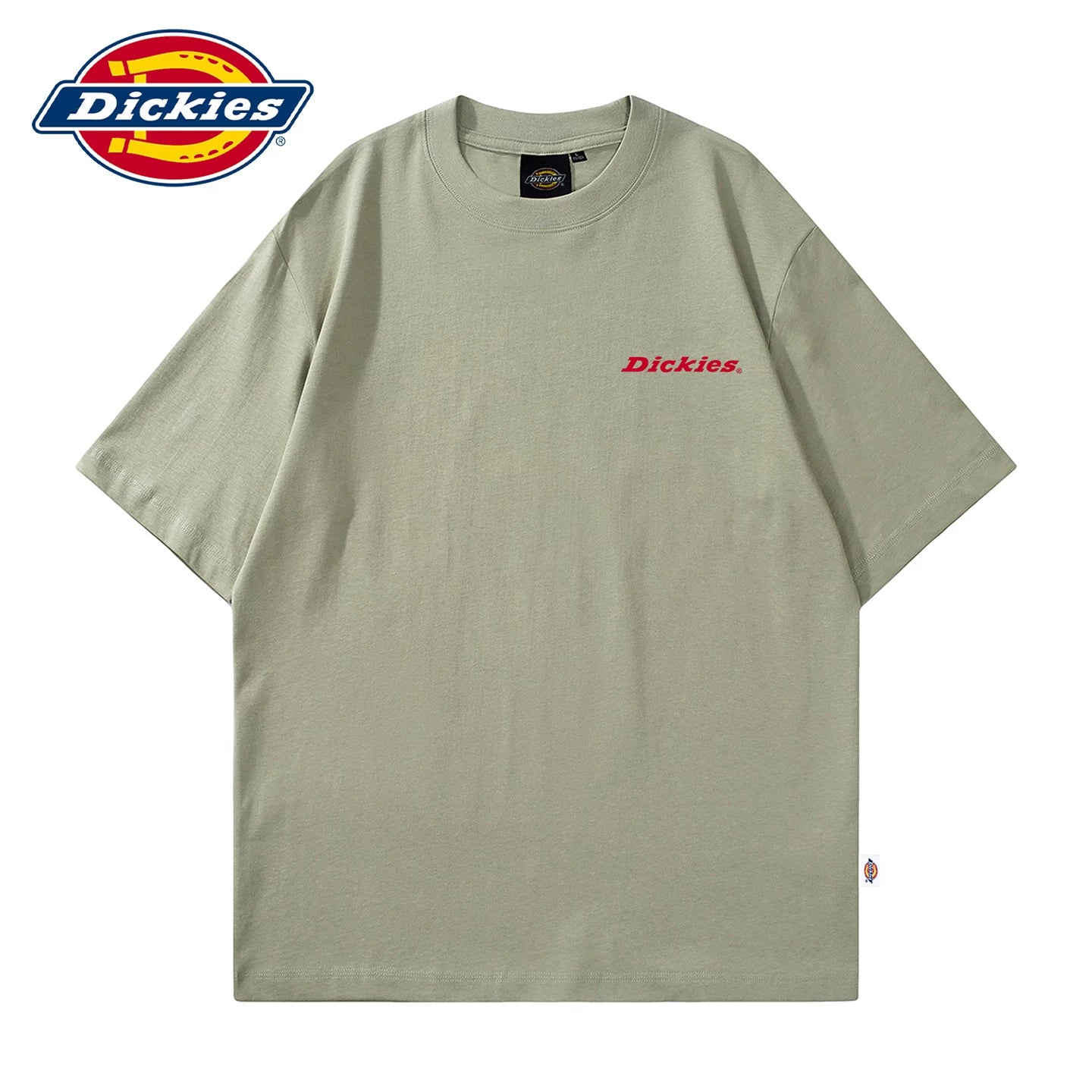 Dickies Classic American Letter Printed Short sleeved T-shirt for Men in Summer, Thin and Breathable Upper Clothing Y