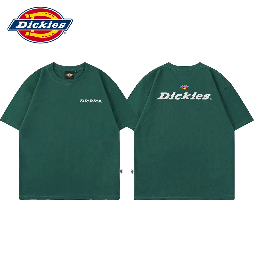 Dickies Cool Summer Letter Printed Design Short Sleeve T-shirt Men's New Round Neck Thin Top Y