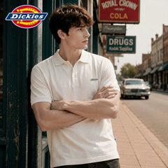 Diesel Dickies summer new short sleeved polo shirt men's round neck pullover top Y