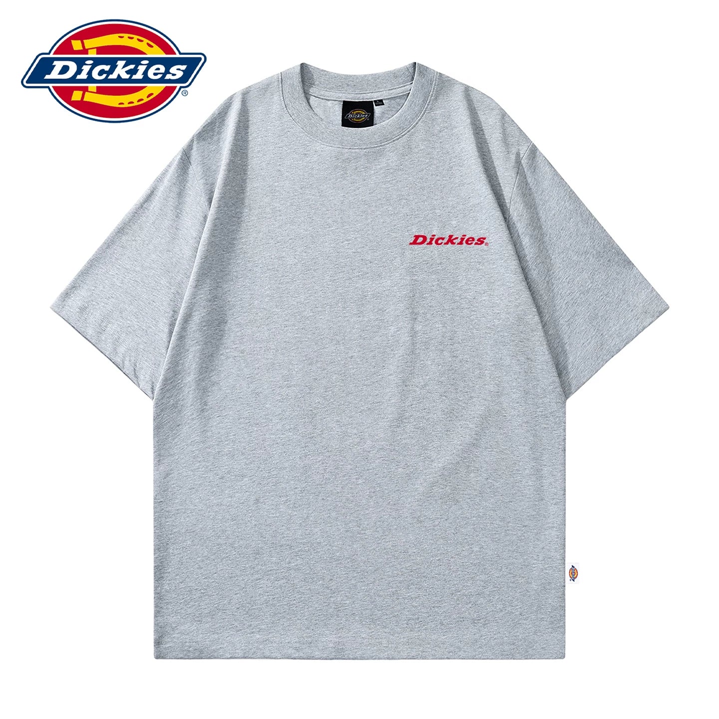 Dickies Classic American Letter Printed Short sleeved T-shirt for Men in Summer, Thin and Breathable Upper Clothing Y