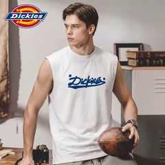 Dickies Emperor Cool Suitable American Printed Letter Short sleeved Tank Top Summer Sleeveless Men's Thin Basic Top Y