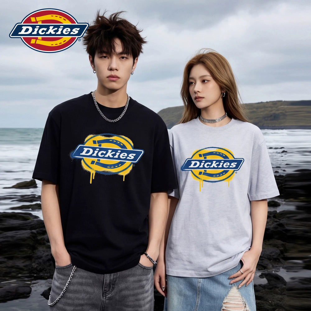 Dickies couple style Emperor Cool suitable short sleeved unisex cotton LOGO printed trendy loose T-shirt M