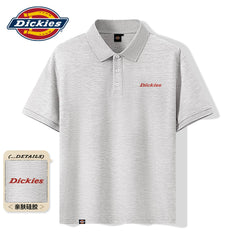 Dickies Mulberry Silk Polo Shirt Men's 26 New Summer High End Collar Short Sleeve Ice Silk Breathable Collar T-shirt A