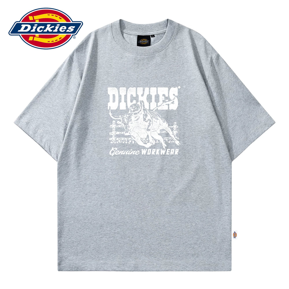 Dickies Cool Summer Soft Round Neck Short Sleeve Men's Thin T-shirt Printed T-shirt Casual Five Step Sleeve Y