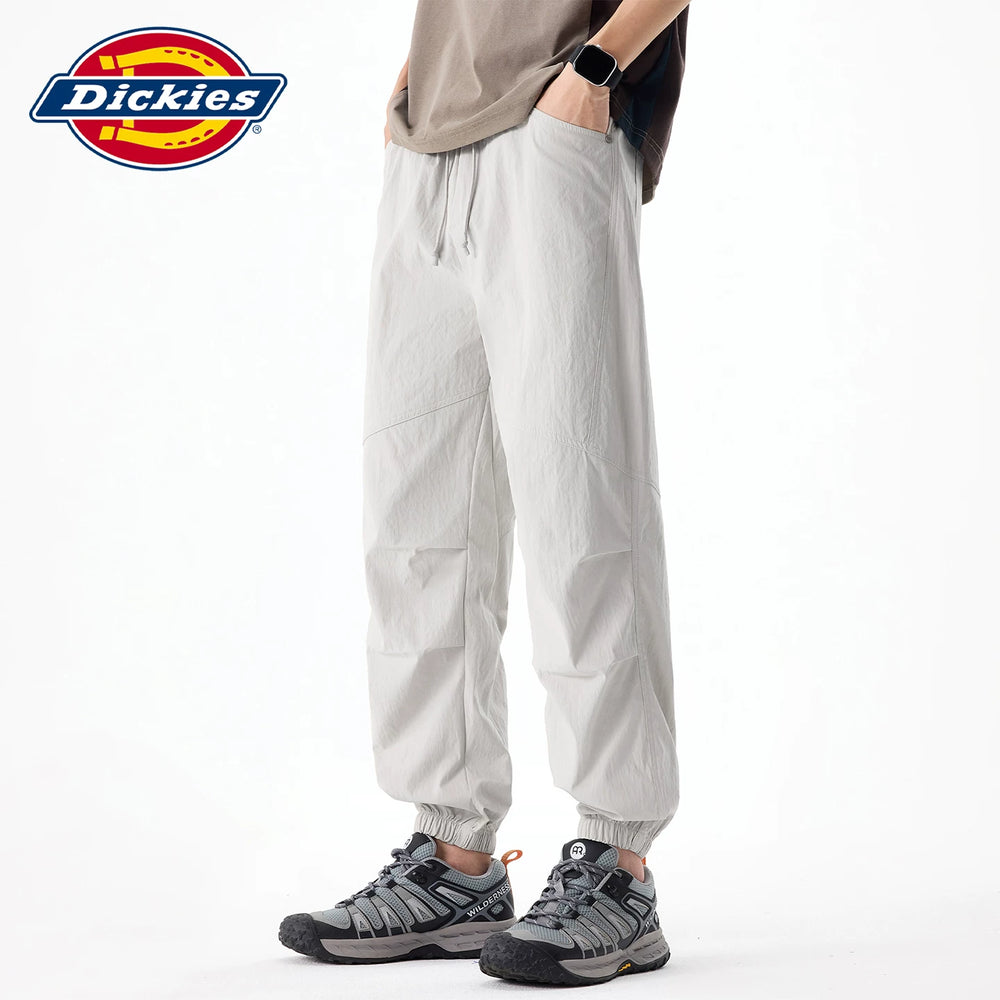Dickies Cool Summer Drawstring Design Casual Leg Tight Pants Men's American Thin Drop Woven Pants Y