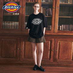 Dickies Emperor Cool Suitable Letter Printed Short sleeved T-shirt for Women in Spring 2026, Trendy and Trendy, Loose and Simple Top m