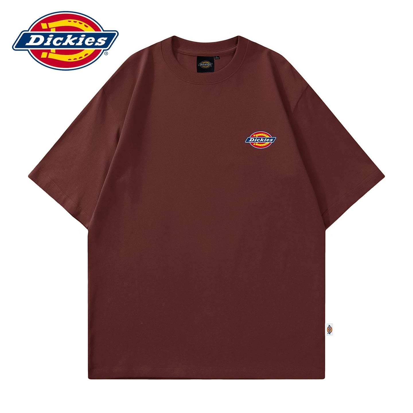 Dickies Cool Summer Thin Classic Small Label Printed Short Sleeve T-shirt for Men's Casual Soft Half Sleeve Shirt Y