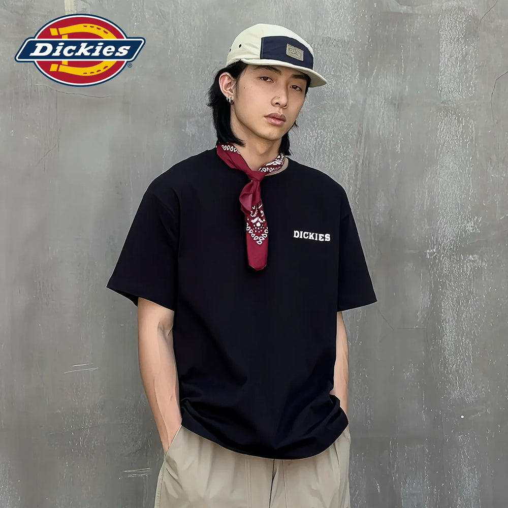 Dickies Emperor Cool Suitable Short Sleeve T-shirt Trendy Brand Versatile Hong Kong Style Half Sleeve Ins Loose T-shirt Summer Clothes J