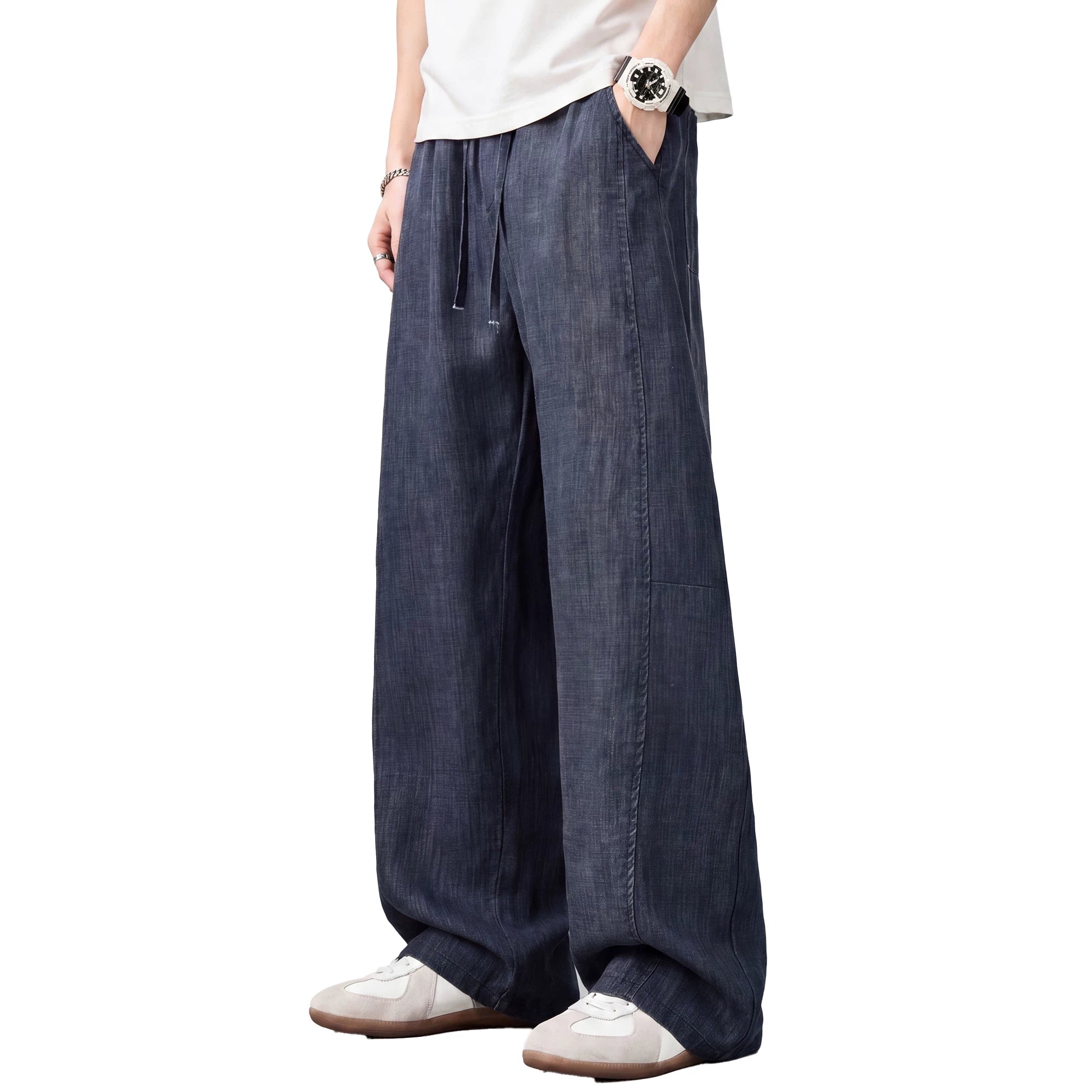 Diesel Linen Dickies Emperor Cool Bending Knife Casual Pants Men's Summer Thin Loose Wide Leg Pants M