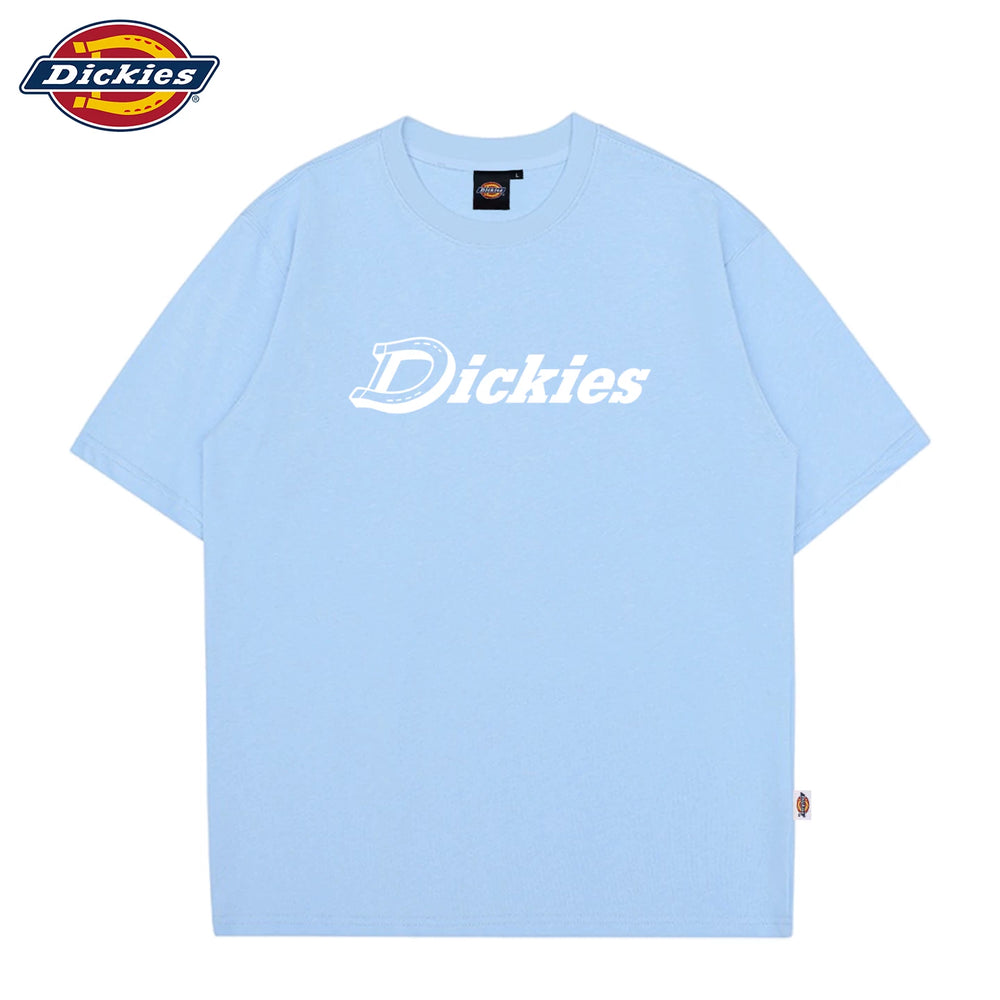 Dickies official short sleeved T-shirt for couples in summer, new American fashion brand pure cotton loose half sleeved top