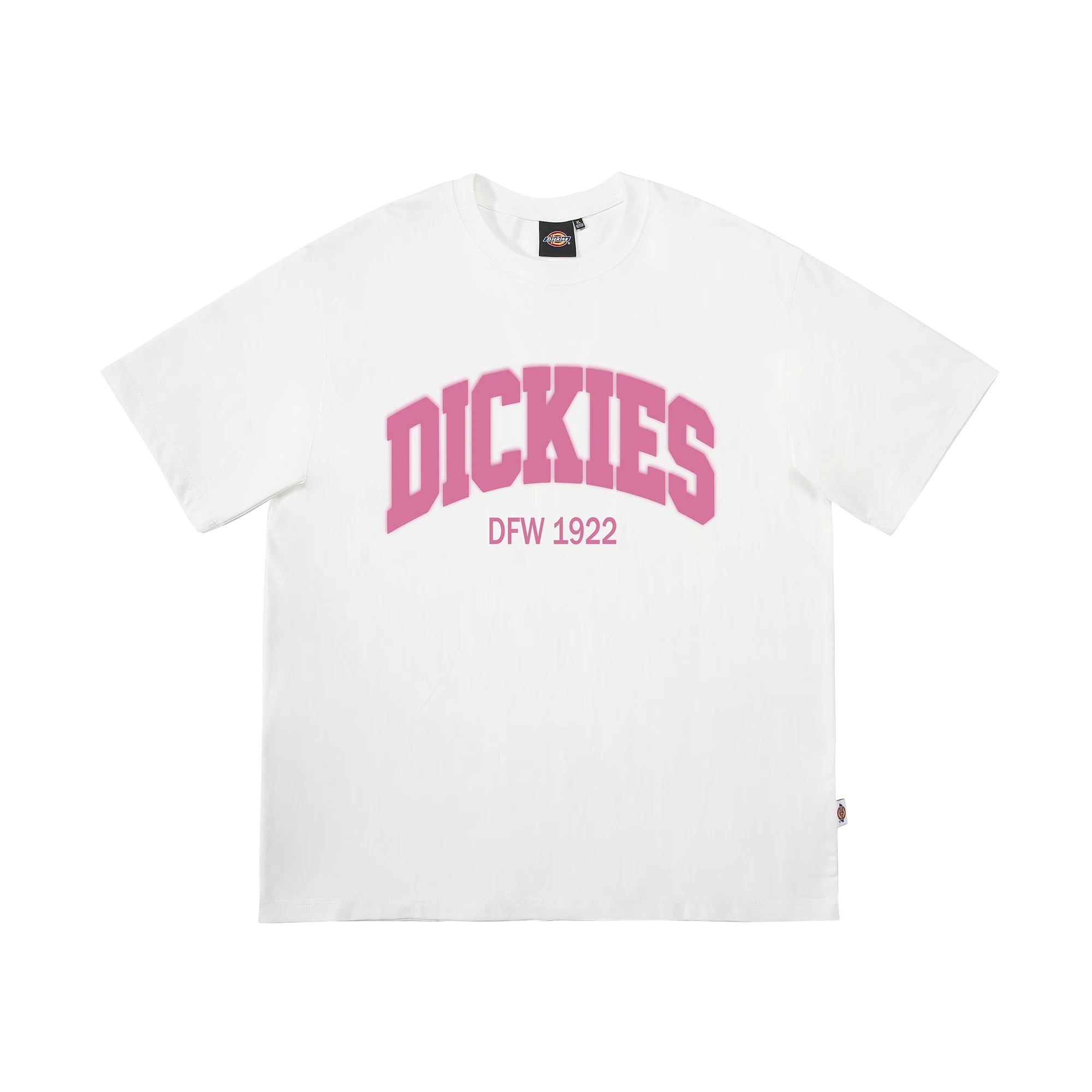 Dickies Cool American Trendy Brand Casual Short sleeved T-shirt for Men's Summer Round Neck Hooded Loose Half Sleeve Top M