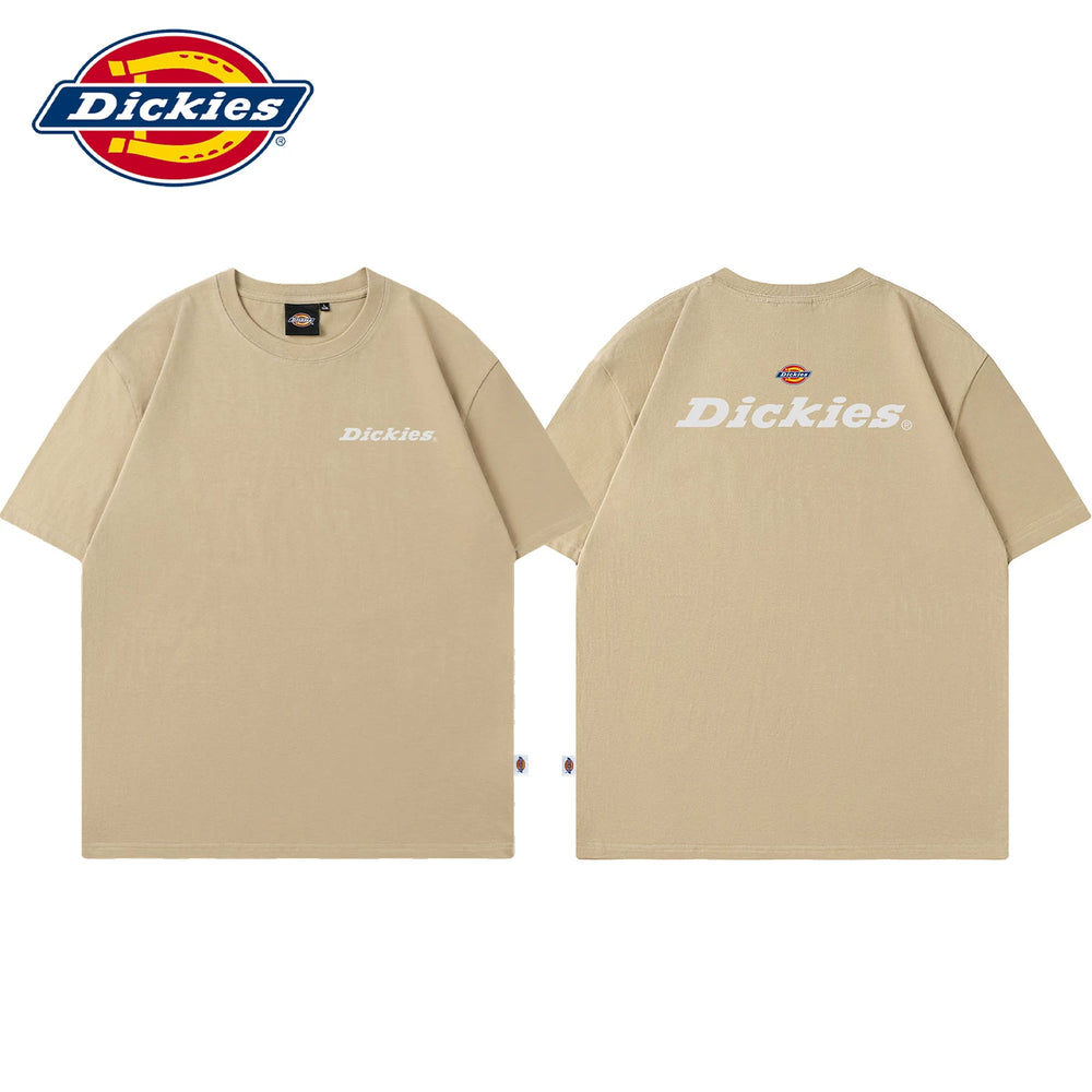 Dickies Cool Summer Letter Printed Design Short Sleeve T-shirt Men's New Round Neck Thin Top Y
