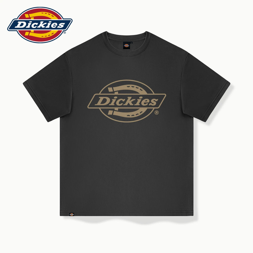 Dickies American Trendy Brand Short Sleeve T-shirt for Men 2026 New Summer Cotton Loose Large Couple Half Sleeve A