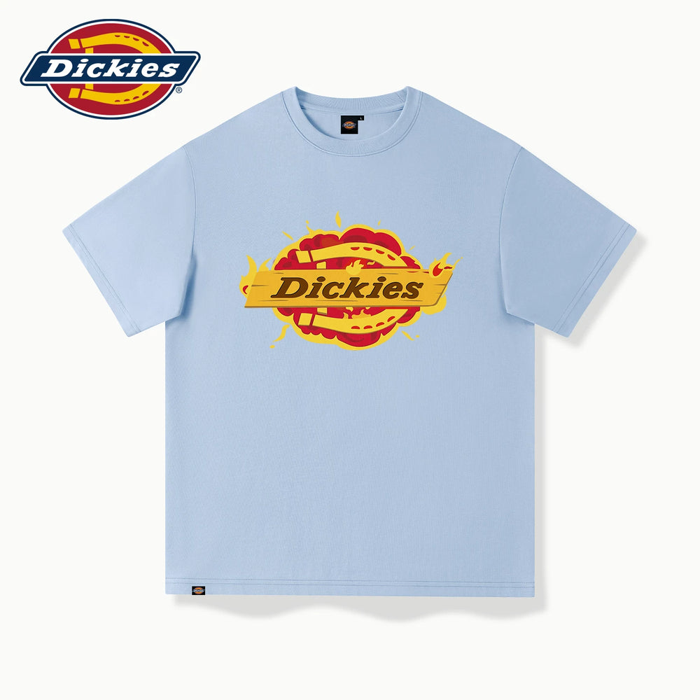 Dickies high-quality pure cotton short sleeved T-shirt for men, 26 new styles for summer, loose and slimming, black plus half sleeve A