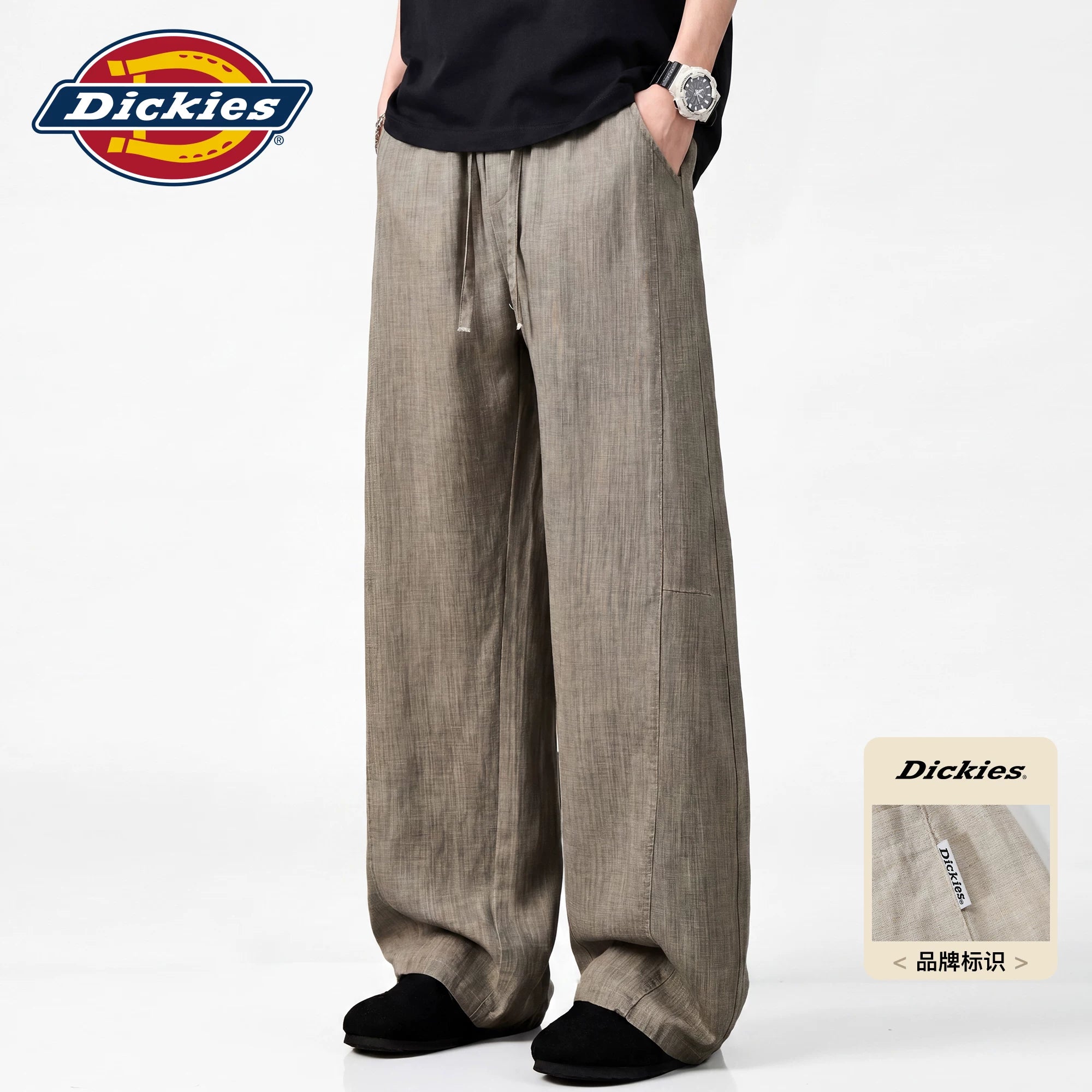 Diesel Linen Dickies Emperor Cool Bending Knife Casual Pants Men's Summer Thin Loose Wide Leg Pants M