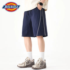 Dickies Emperor Cool Thin Summer New Style Drawstring Design Casual Shorts Men's Loose Straight Pentagram Pants Y