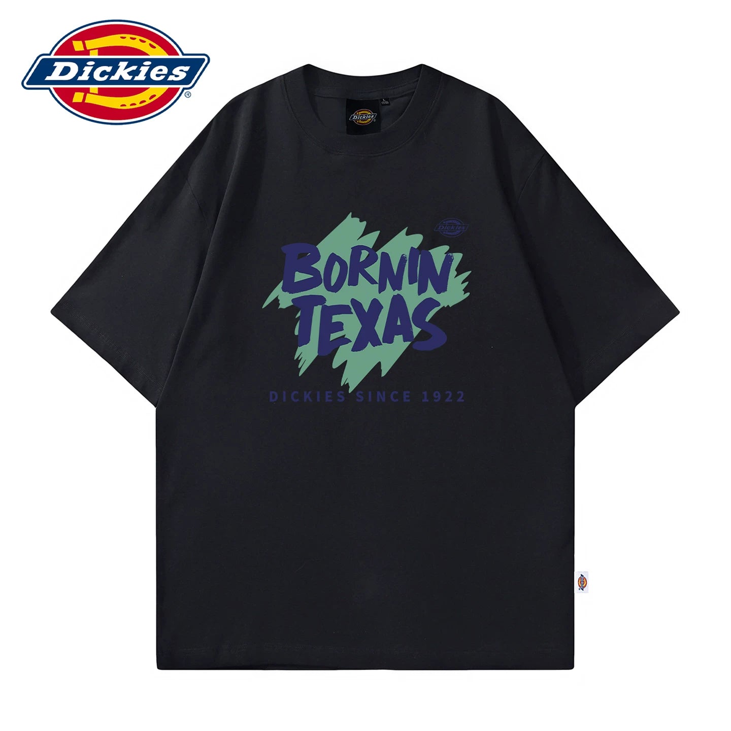 Dickies Cool American New Printed Short Sleeve Summer Men's Soft Thin Half Sleeve T-shirt Loose T-shirt Y