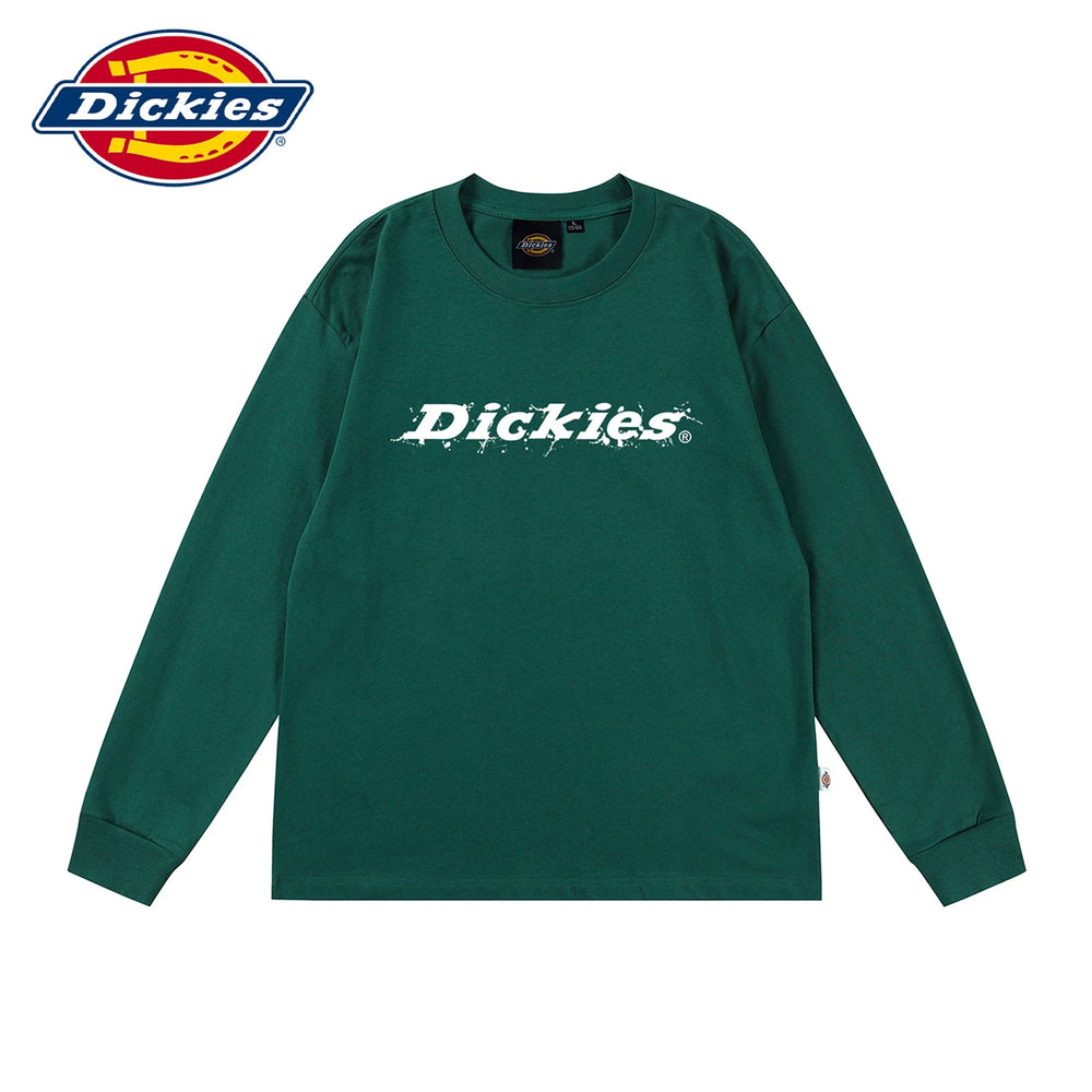 Dickies Cool American Printed New Long Sleeve T-shirt Soft Men's 2026 Spring and Autumn Loose T-shirt Y