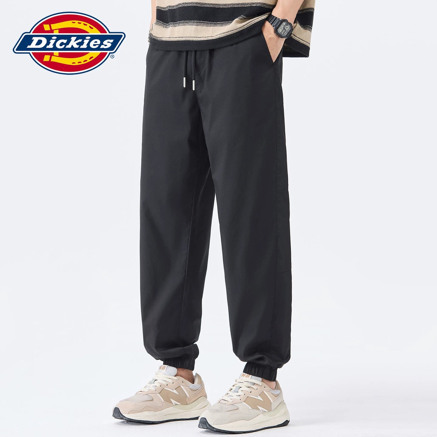 Dickies Cool Summer New Knitted Drawstring Leg Tights Men's Thin Loose Casual Sports Pants Y