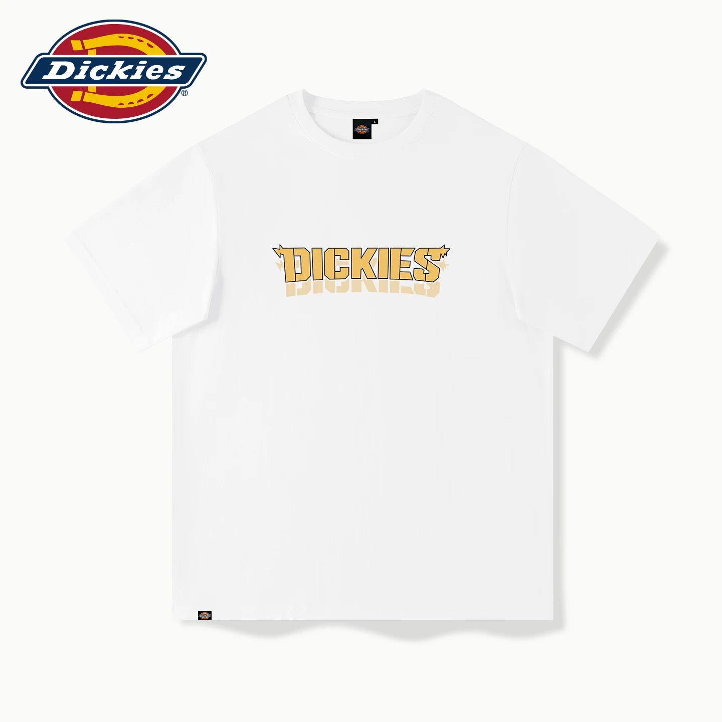 Dickies high-quality pure cotton short sleeved T-shirt for men, 26 new styles for summer, loose and slimming, black plus half sleeve A