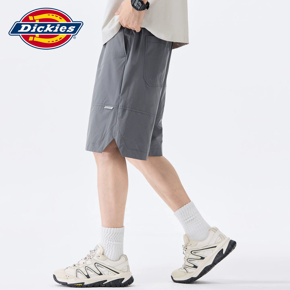 Dickies Cool Summer New Casual Shorts Men's Mesh Breathable Drawstring Design Straight Leg Pants Y