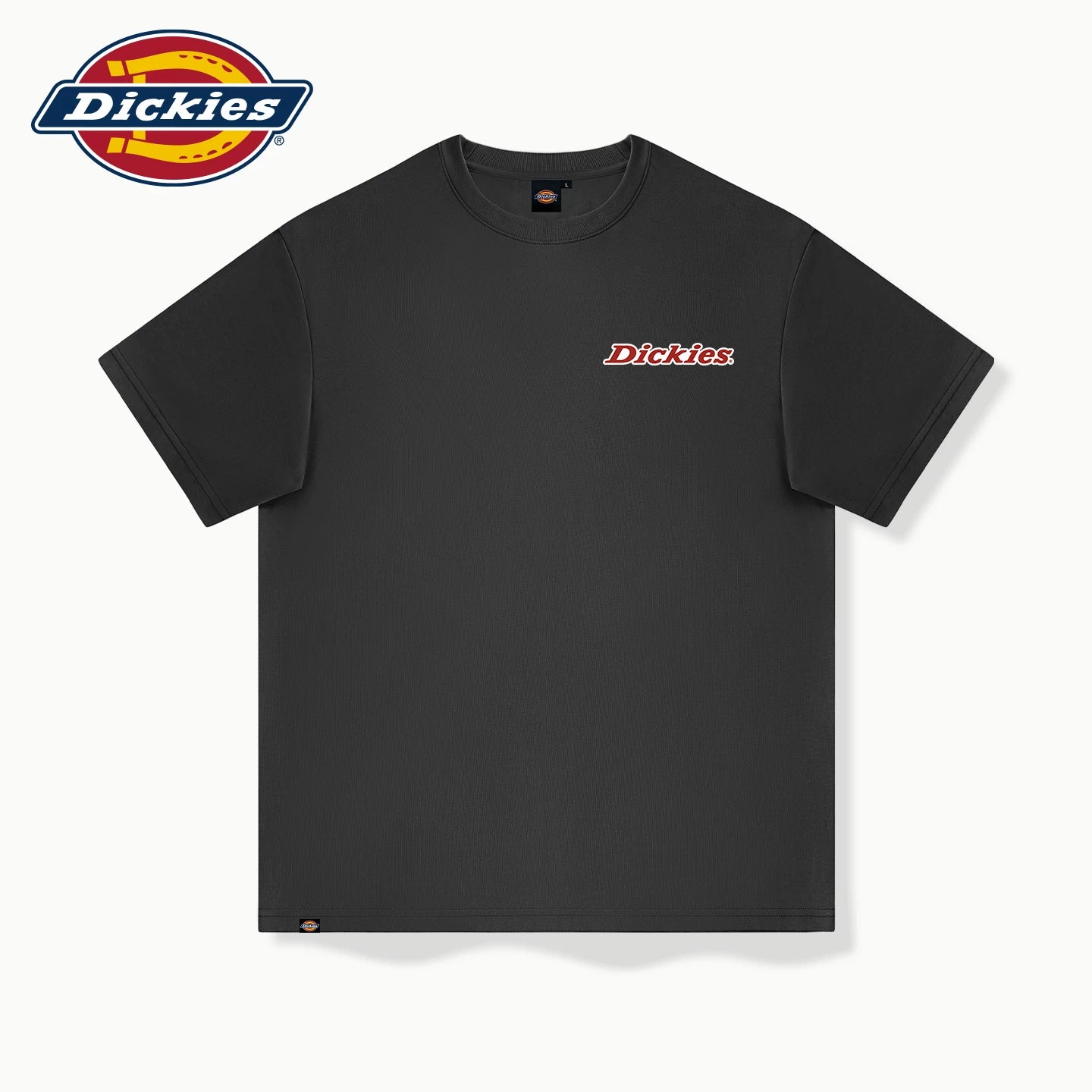 Dickies short sleeved men's 2026 new summer simple unisex couple's summer outfit, high-quality pure cotton half sleeved A