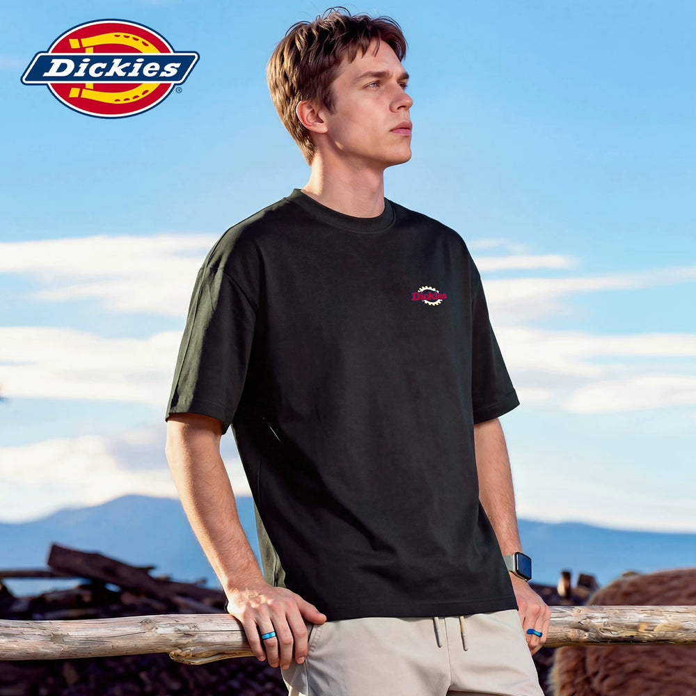 Dickies Cool Summer American Printed T-shirt for Casual Men 2026 New T-shirt Soft Short Sleeve Y