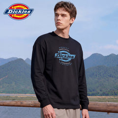 Dickies' new soft long sleeved T-shirt for spring, men's round neck American T-shirt with printed upper garment Y