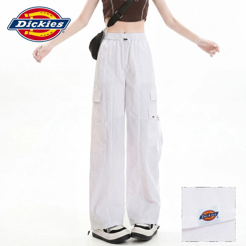 Dickies Emperor Cool Suitable American Mountaineering Sunscreen Work Clothes Casual Pants Women's Summer Elastic Waist Multi Pocket Straight Leg Pants Y