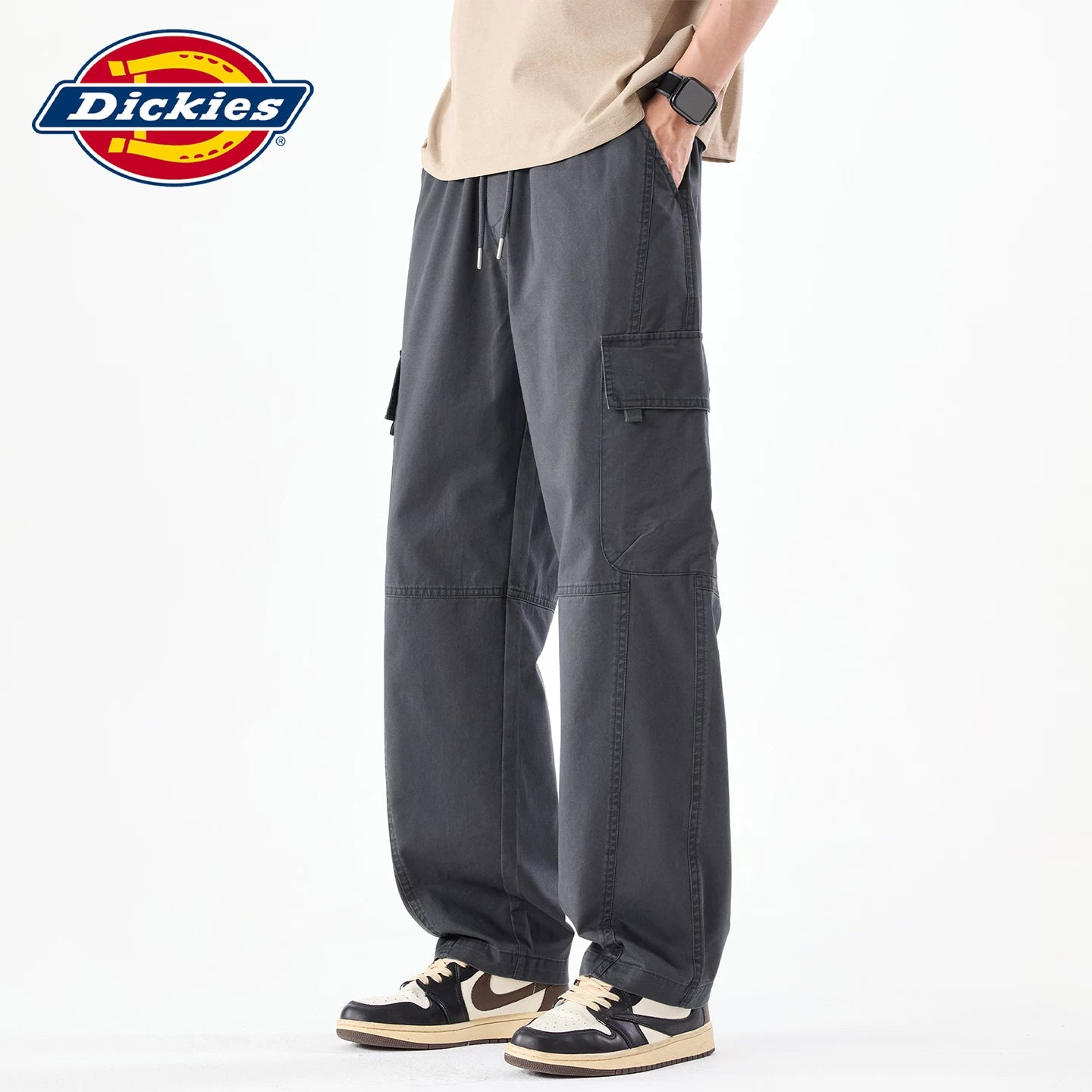 Dickies Emperor Cool Suitable Thin Loose workwear Casual woven pants Men's summer loose straight leg sports pants Y