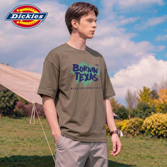 Dickies Cool American New Printed Short Sleeve Summer Men's Soft Thin Half Sleeve T-shirt Loose T-shirt Y