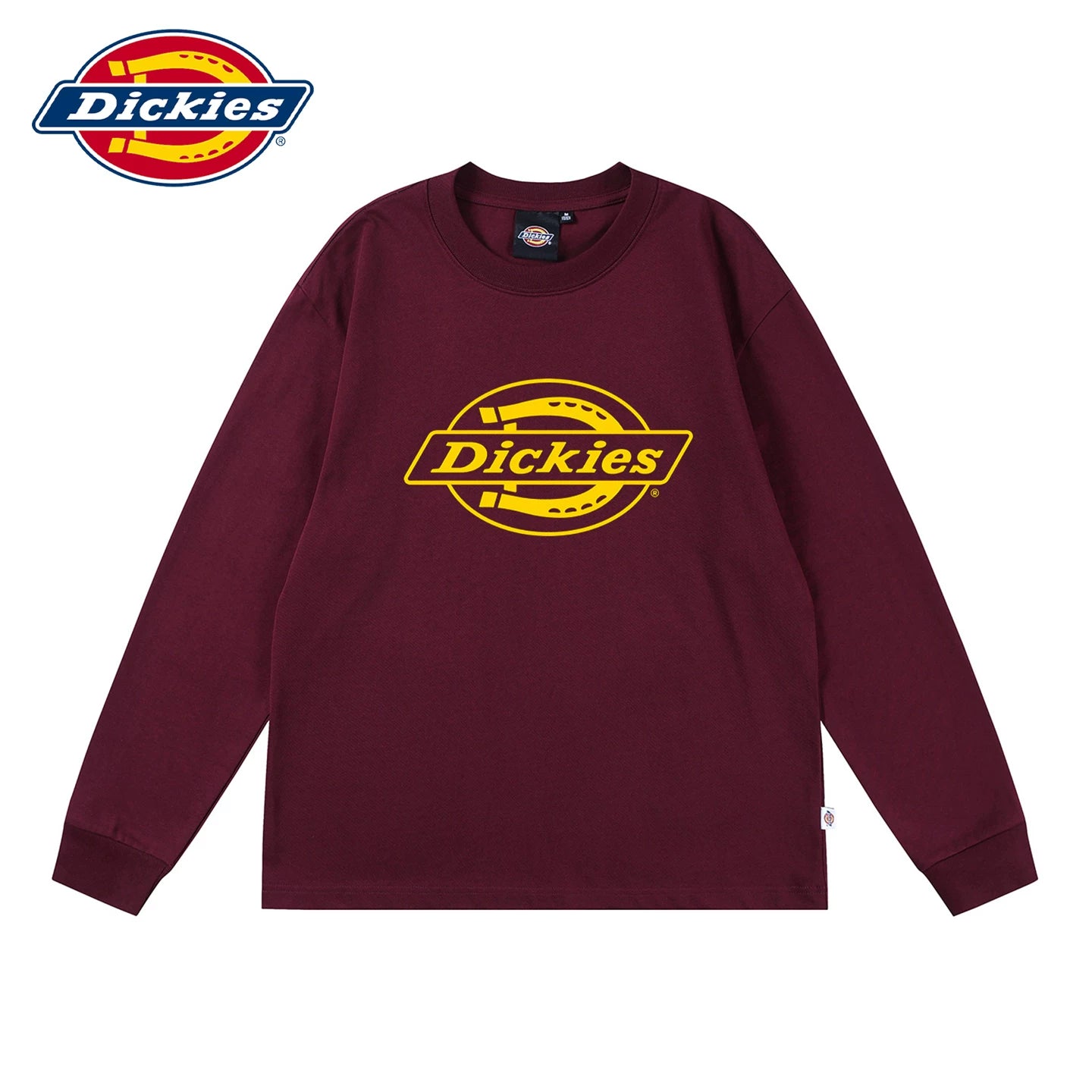 Dickies Cool Spring Autumn New Soft Long Sleeve T-shirt 2026 Men's Classic American Printed Top Y