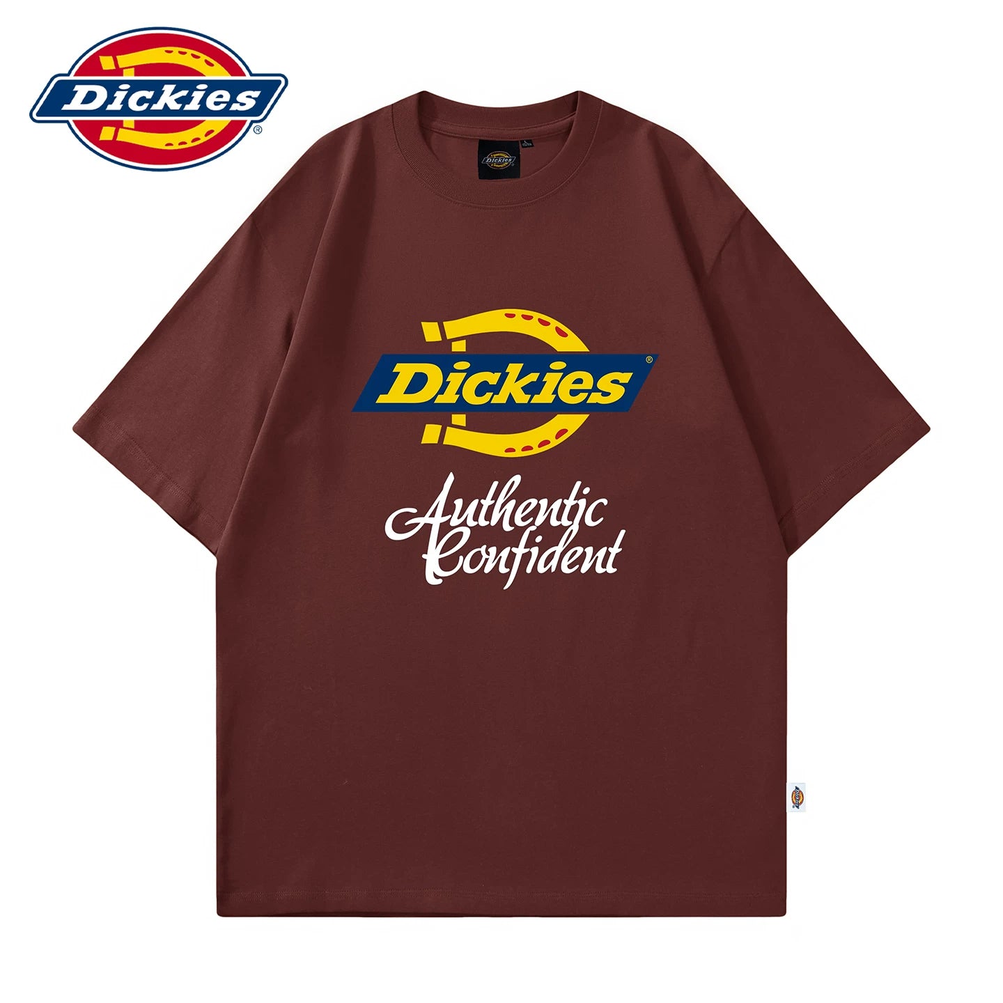 Dickies Cool Summer T-shirt New Short Sleeve American Printed Half Sleeve Shirt Men's Round Neck Thin T-shirt Y