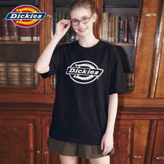 Dickies Emperor Cool Suitable Letter Printed Short sleeved T-shirt for Women in Spring 2026, Trendy and Trendy, Loose and Simple Top m