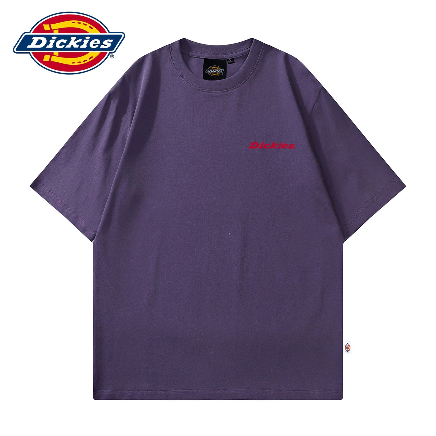 Dickies Classic American Letter Printed Short sleeved T-shirt for Men in Summer, Thin and Breathable Upper Clothing Y