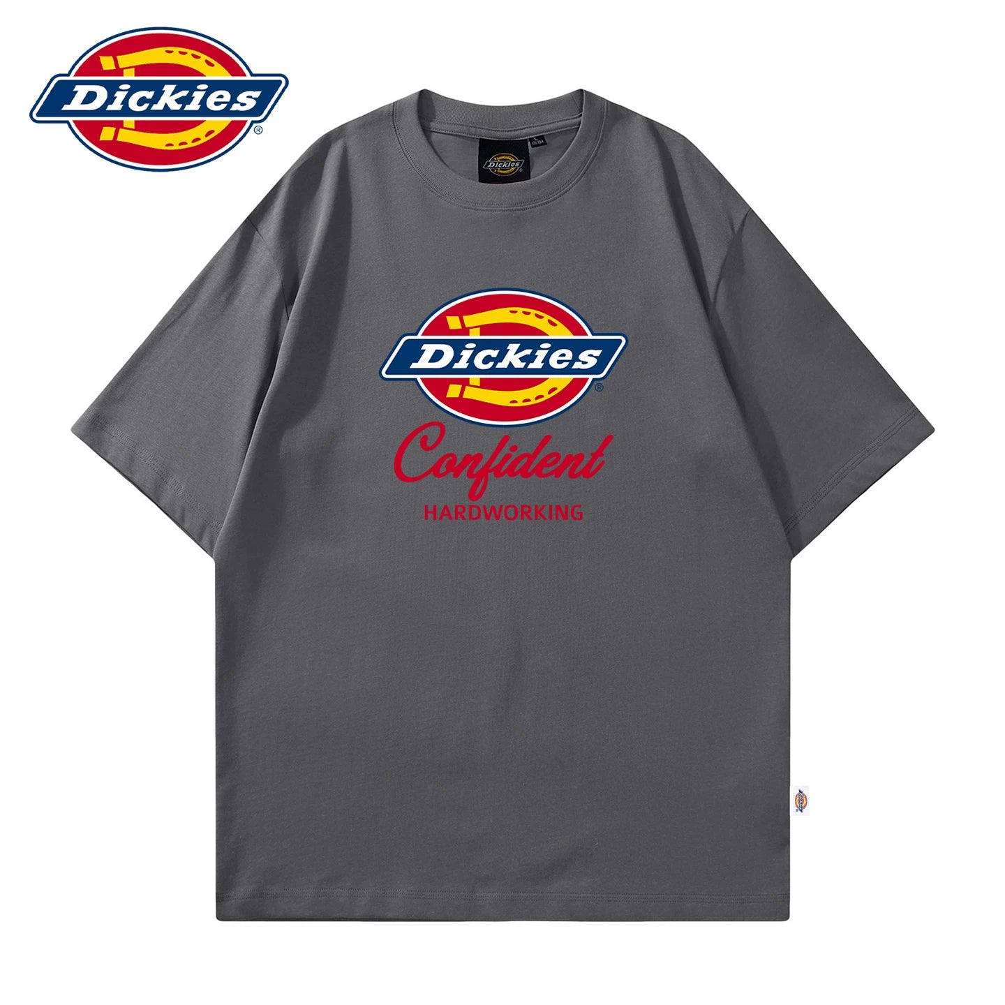 Dickies Cool Summer Thin Short Sleeve T-shirt Couple's Letter Printed Half Sleeve Loose Round Neck Top Y